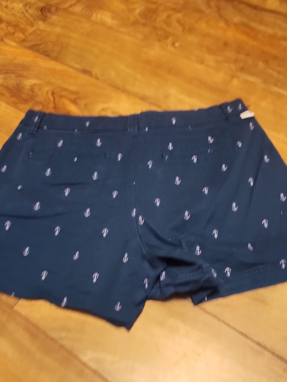 ❤️3 For 10.❤️Magellan Outdoors Navy Anchor Print Women's Shorts - Picture 3 of 4